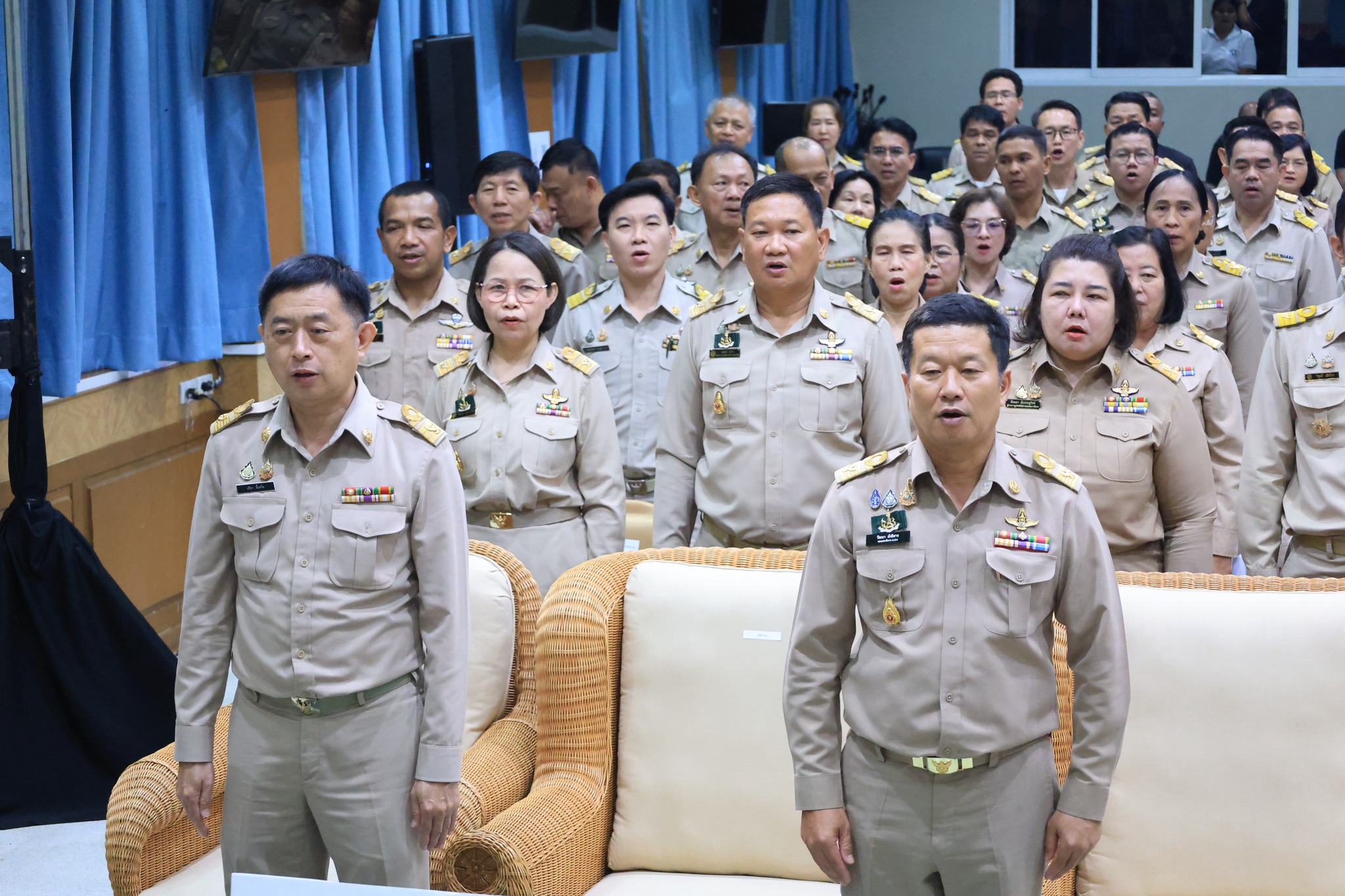 title - เลขาธิการ ส.ป.ก. นำทีมผู้บริหาร และเจ้าหน้าที่ ส.ป.ก. ประกาศเจตนารมณ์ตามนโยบาย No Gift Policy( วันที่ 6 มีนาคม 2569)